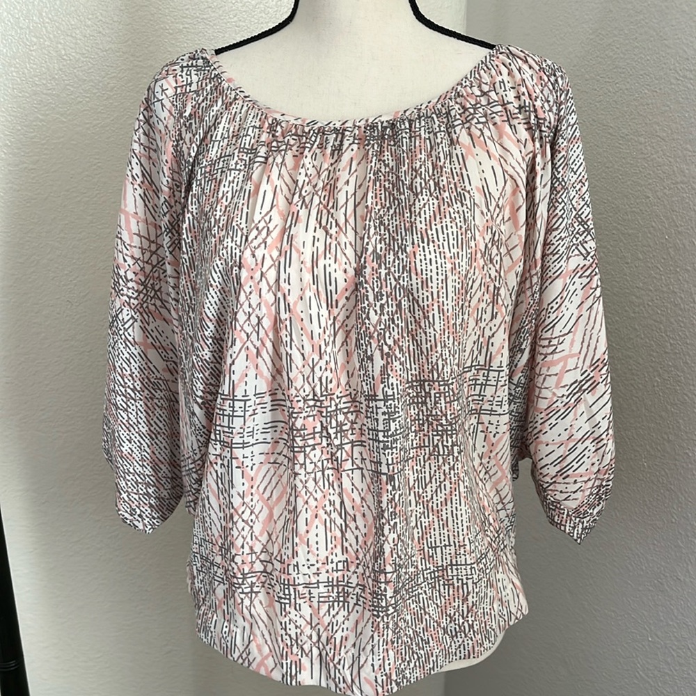 a.n.a Multicolor Bat Wing Top